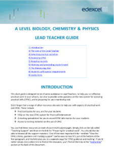 Guide for Lead Teachers